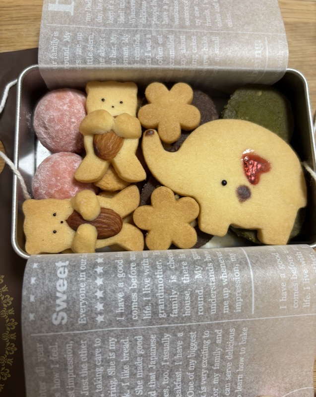 コトリノテ アニマルクッキー缶